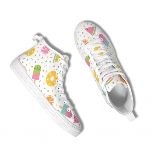 Women's New Vancouver High Top Canvas Shoes