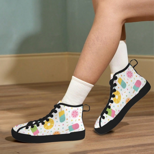 Women's New Vancouver High Top Canvas Shoes