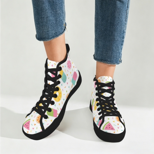 Women's New Vancouver High Top Canvas Shoes