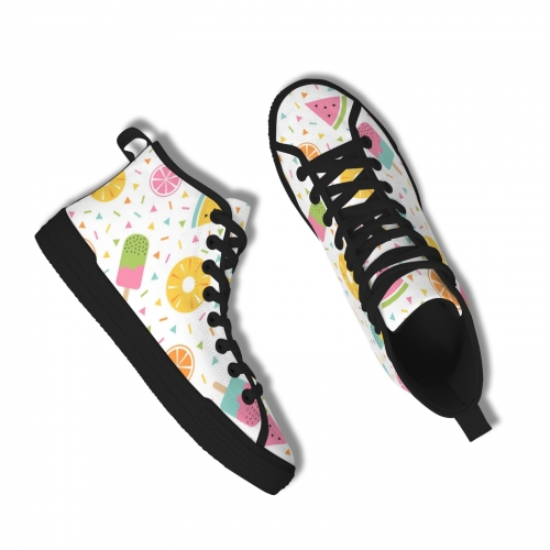 Women's New Vancouver High Top Canvas Shoes