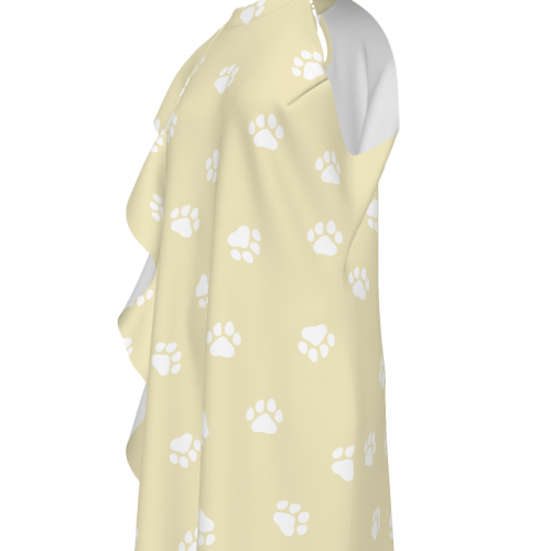 Women's Right-side Ruffle Sleeve Dress