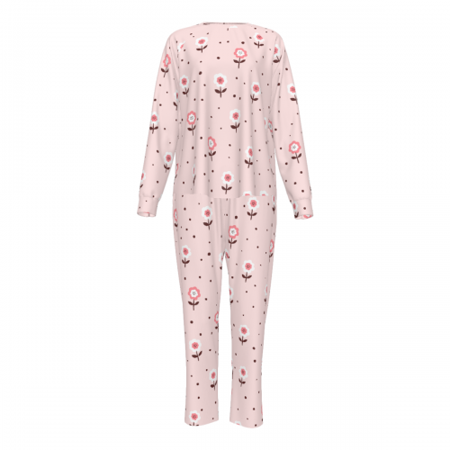 Women's Raglan Long Sleeve Pajama Set
