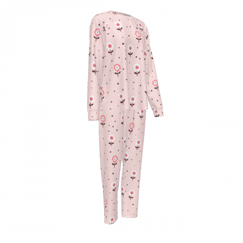 Women's Raglan Long Sleeve Pajama Set