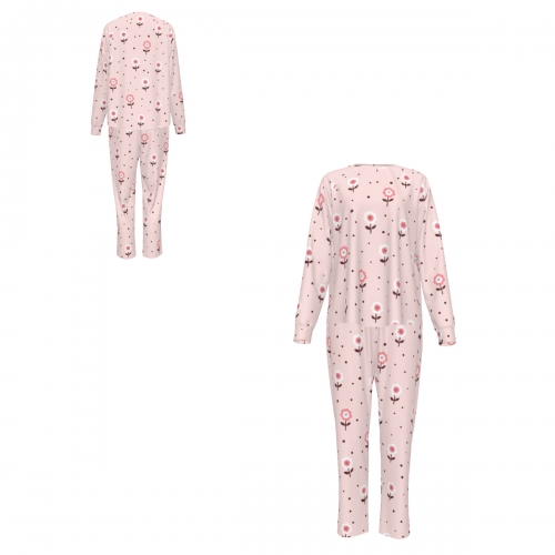 Women's Raglan Long Sleeve Pajama Set