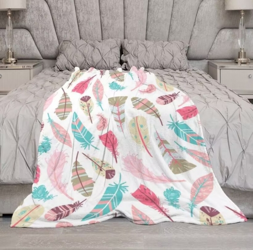 Custom Flannel Blanket 30" × 40" ( Double-Sided Print )