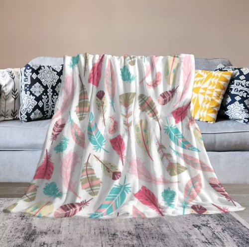 Custom Flannel Blanket 30" × 40" ( Double-Sided Print )