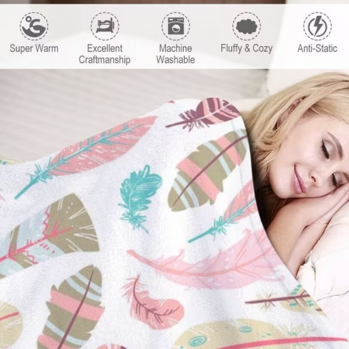 Custom Flannel Blanket 30" × 40" ( Double-Sided Print )