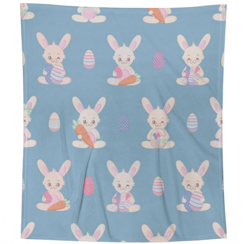 Custom Flannel Blanket 50" × 60" ( Double-Sided Print )