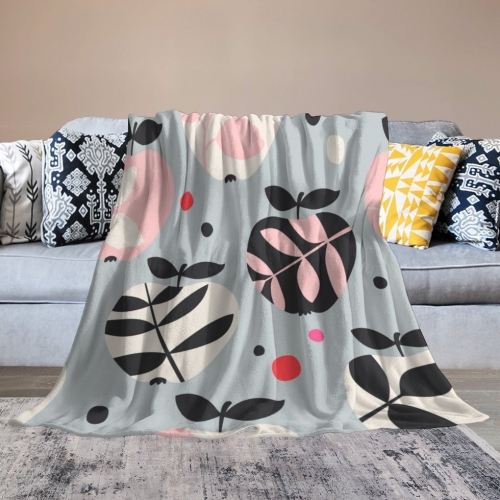 Custom Flannel Blanket 60" × 80" ( Double-Sided Print )