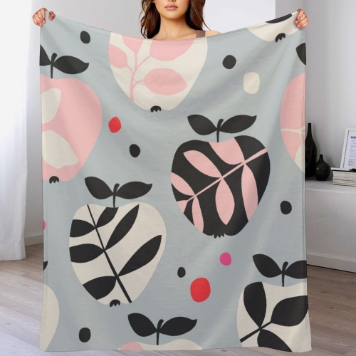 Custom Flannel Blanket 60" × 80" ( Double-Sided Print )