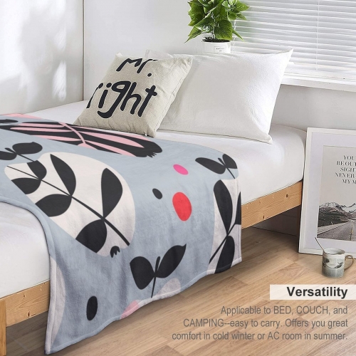 Custom Flannel Blanket 60" × 80" ( Double-Sided Print )