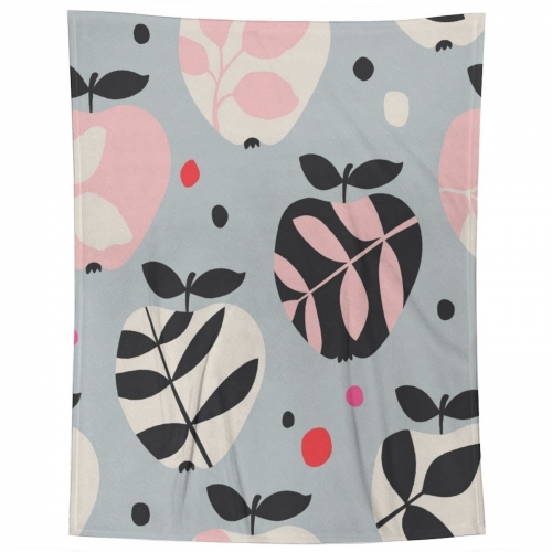 Custom Flannel Blanket 60" × 80" ( Double-Sided Print )