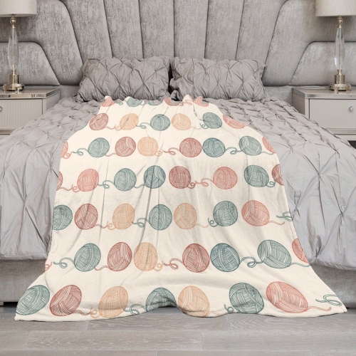 Custom Flannel Blanket 70" × 80" ( Double-Sided Print )
