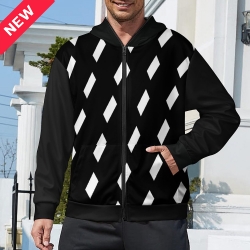Custom Men's Full-Zip Hoodie