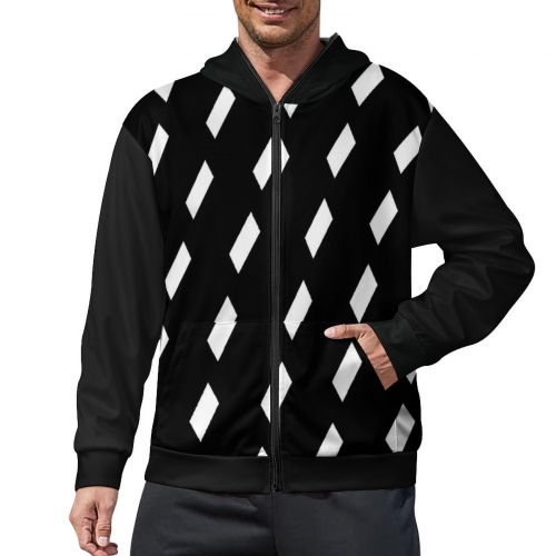 Custom Men's Full-Zip Hoodie