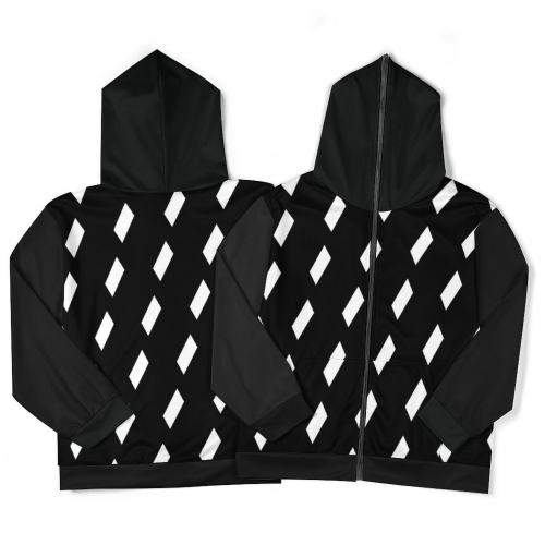 Custom Men's Full-Zip Hoodie