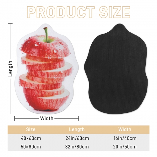 Custom Shape Floor Mat 40 x 60cm