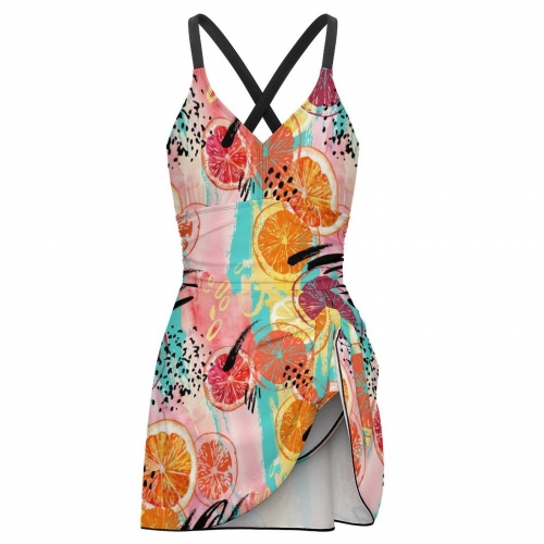 Women's Hem Tie One-piece Swimsuit