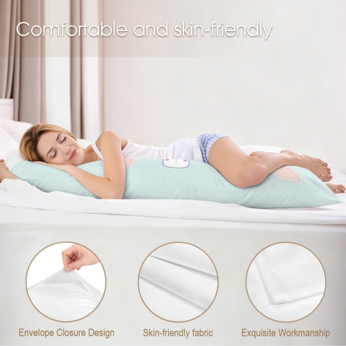 Envelope Body Pillow Case 60" x 21" (Two-Sided Print) | Ships from USA