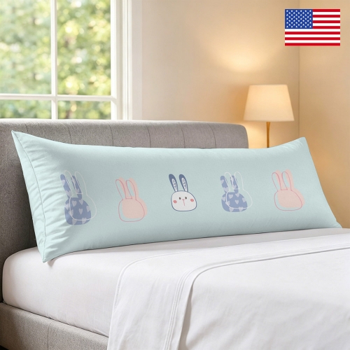 Envelope Body Pillow Case 60" x 21" (Two-Sided Print) | Ships from USA