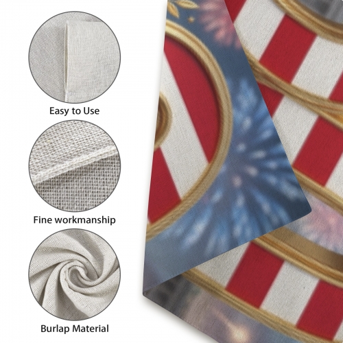 Cotton Linen House Flag 36" x 60" (Two Sides) | Ships from USA