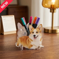 Custom Shaped Acrylic Pen Holder