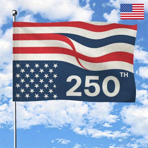 Cotton Linen House Flag 60" x 96" (Two Sides) | Ships from USA
