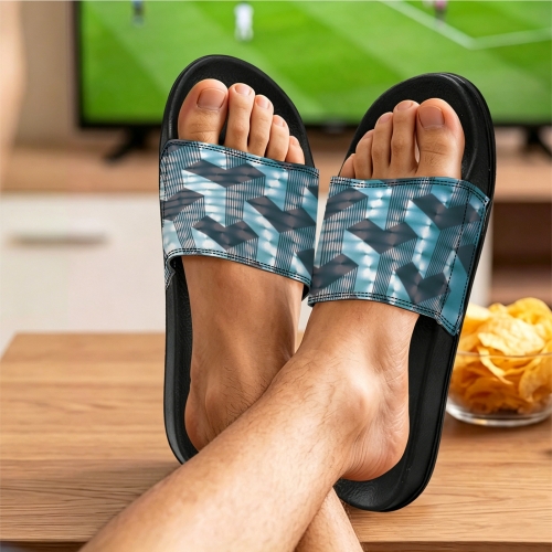 Custom Men's One-piece Slippers