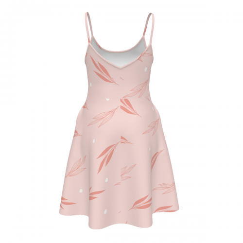 Women's Spaghetti Strap Dress With Pockets
