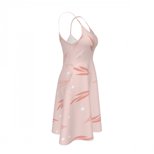 Women's Spaghetti Strap Dress With Pockets