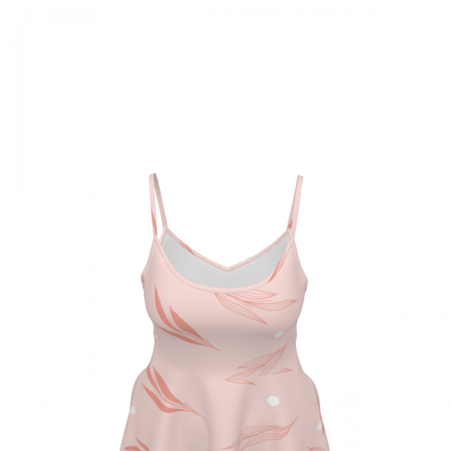 Women's Spaghetti Strap Dress With Pockets