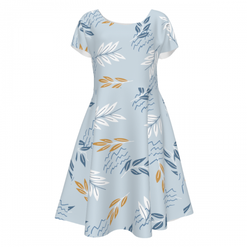Women's Short Sleeve Round Neck Dress