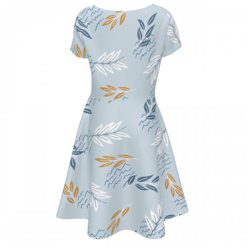 Women's Short Sleeve Round Neck Dress