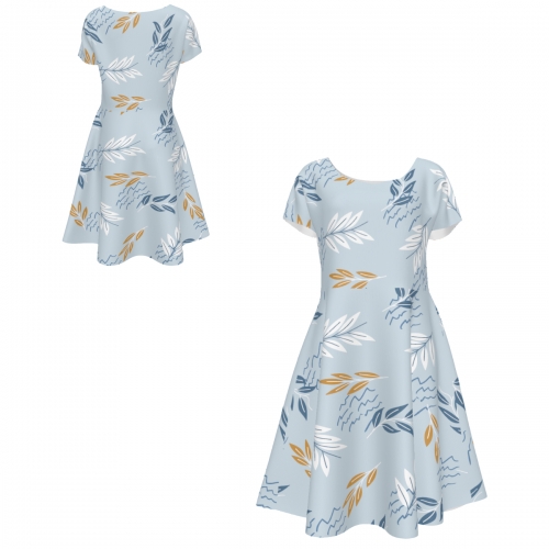 Women's Short Sleeve Round Neck Dress