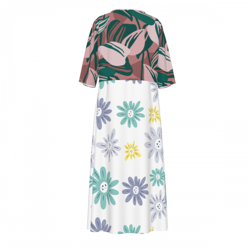 Women's Cardigan & Maxi Dress Two-Piece Set