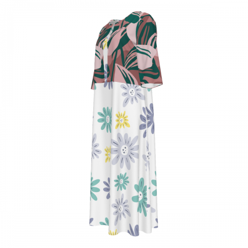 Women's Cardigan & Maxi Dress Two-Piece Set