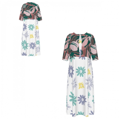 Women's Cardigan & Maxi Dress Two-Piece Set