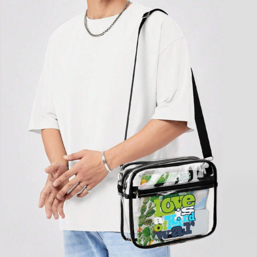 Large Clear Satchel Bag