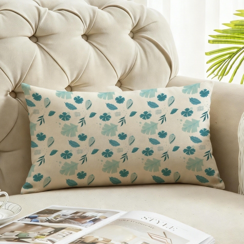 Linen Pillow Case 20" x 12" (One Side) | Ships from USA