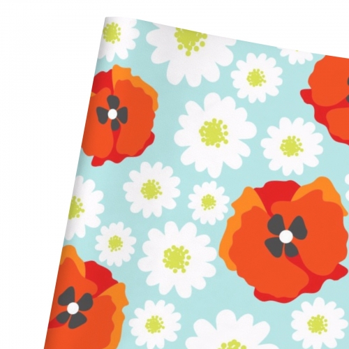 Gift Wrapping Paper-Coated Paper 45.3" x 17.3" (1 Roll)