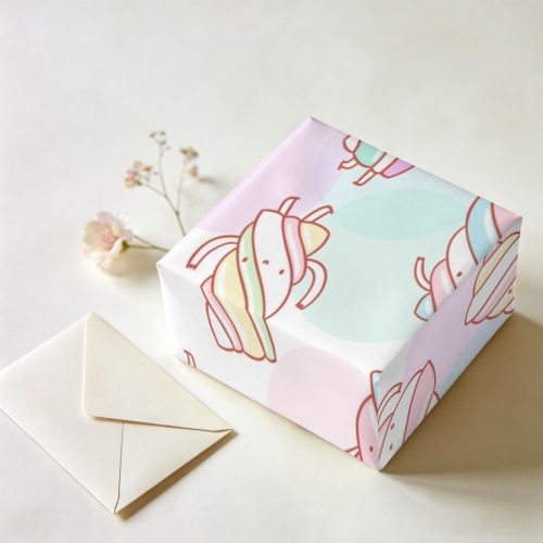Gift Wrapping Paper-Coated Paper 28" x 20" (1 Roll) | Ships from USA
