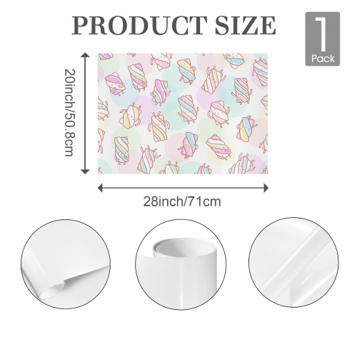 Gift Wrapping Paper-Coated Paper 28" x 20" (1 Roll) | Ships from USA