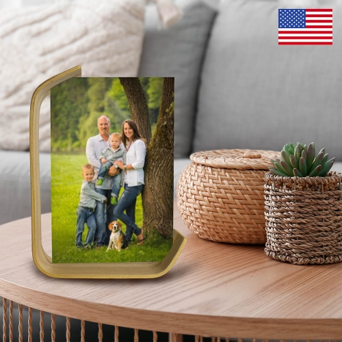 Maple Holder Acrylic Photo Frame 4" x 6" | Ships from USA