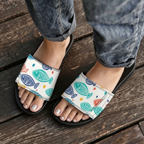 Women's Velcro Slide Slippers