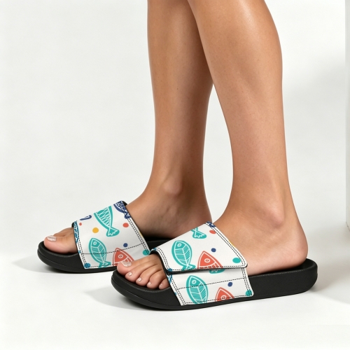 Women's Velcro Slide Slippers