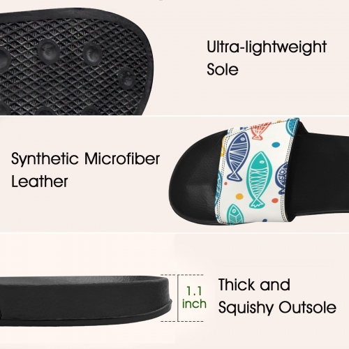 Women's Velcro Slide Slippers