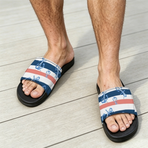 Men's Velcro Slide Slippers