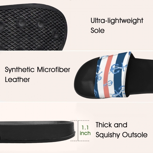 Men's Velcro Slide Slippers