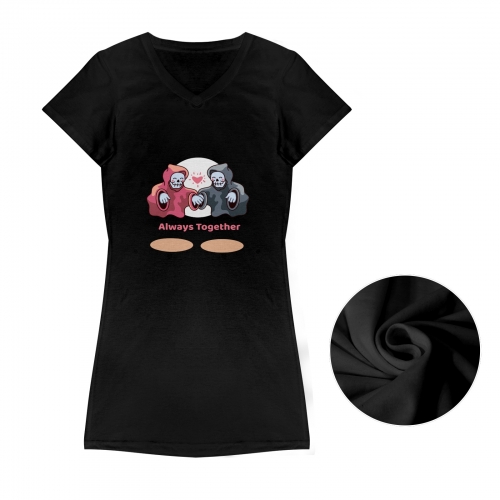 Women's T-Shirt Dress (Front Print)  | Ships from USA