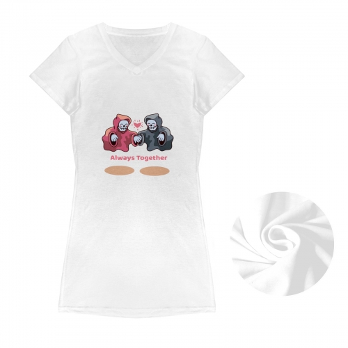 Women's T-Shirt Dress (Front Print)  | Ships from USA